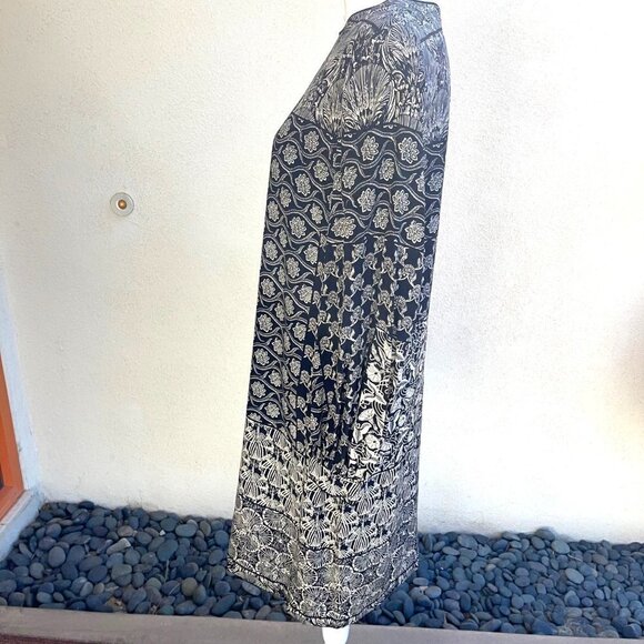 Wayne Kastning For Helga Shift Dress Size 14 Womens Vintage Long Sleeve Lined - Picture 3 of 16